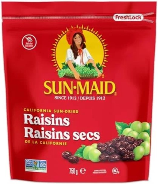 Sunmaid California Raisins Pouch 750g