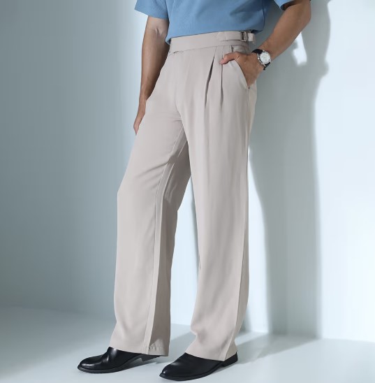 DHEU Men’s Wide-Leg Pant